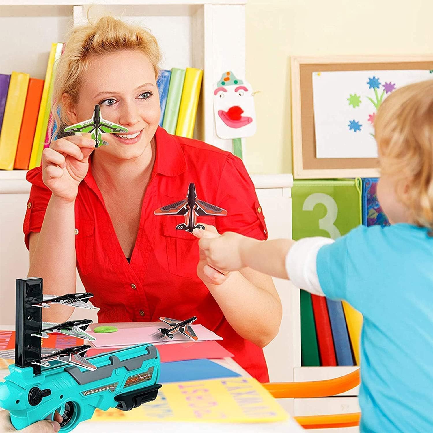 4413A Airplane Launcher Gun Toy with Foam Glider Planes, Outdoor Games for Children, Best Aeroplane Toys for Kids, Air Battle Gun Toys ( 5 Plane Include ) DeoDap 4413A Airplane Launcher Gun Toy with Foam Glider Planes, Outdoor Games for Children, Best Aeroplane Toys for Kids, Air Battle Gun Toys ( 5 Plane Include ) DeoDap
